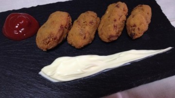 Croquetas de migas de pastor