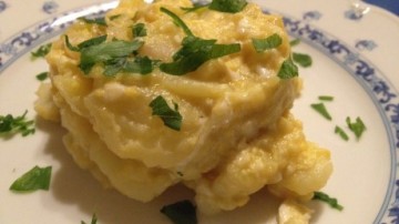 Revuelto de patatas con huevos